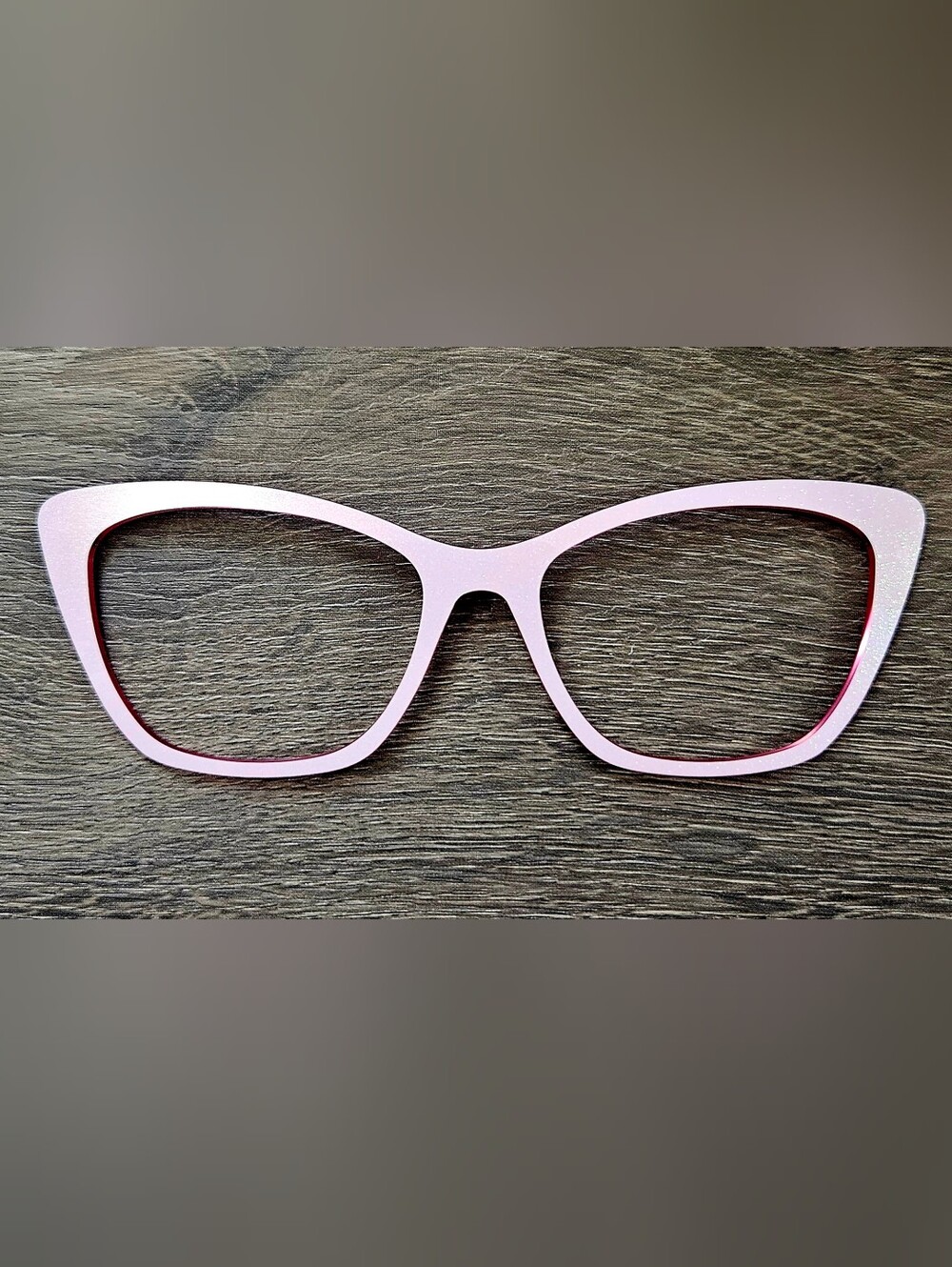 PAIR EYEWEAR WANDA TOPPER in ROSE SHIMMER NEW Magnetic Eyeglass Top